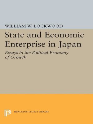 cover image of State and Economic Enterprise in Japan